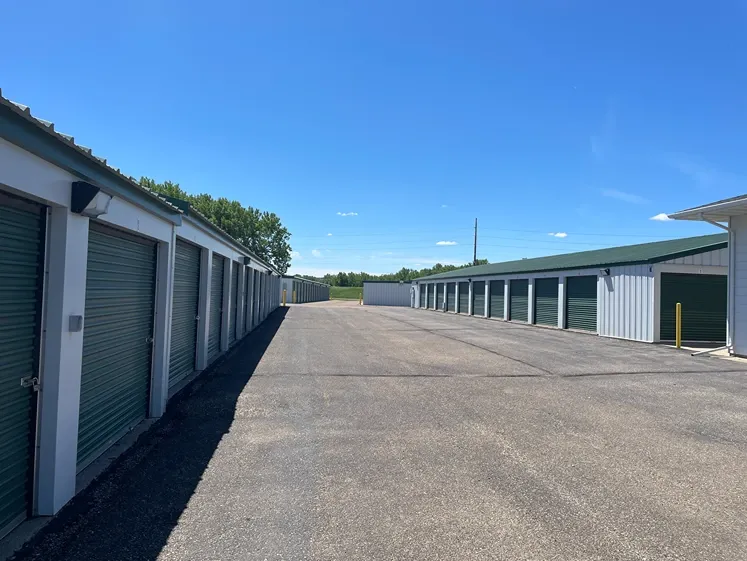 Storage units with roll up doors